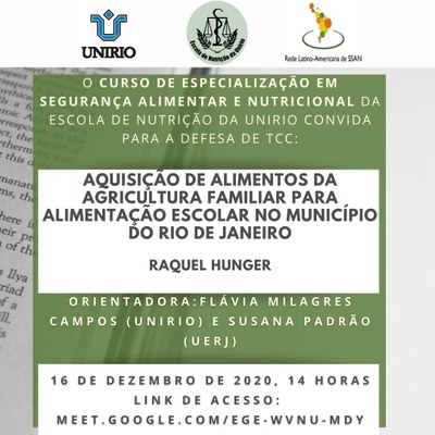 Escola de Nutrição da Unirio